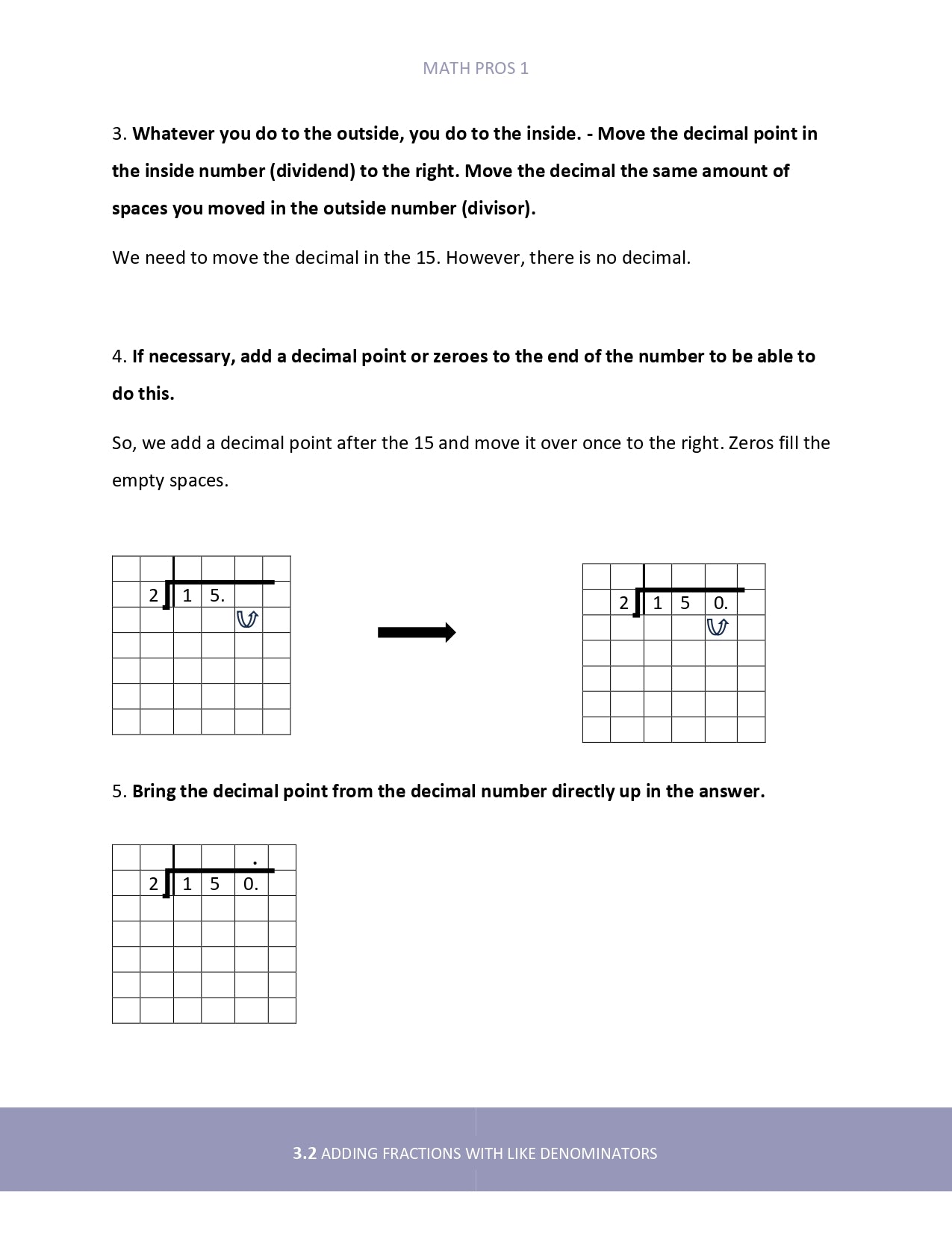 Math Pros 1 Student Edition
