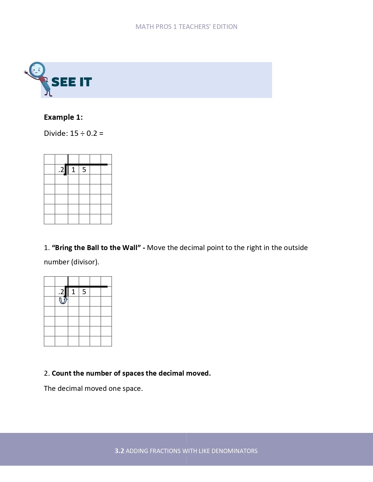 Math Pros 1 Teacher's Edition