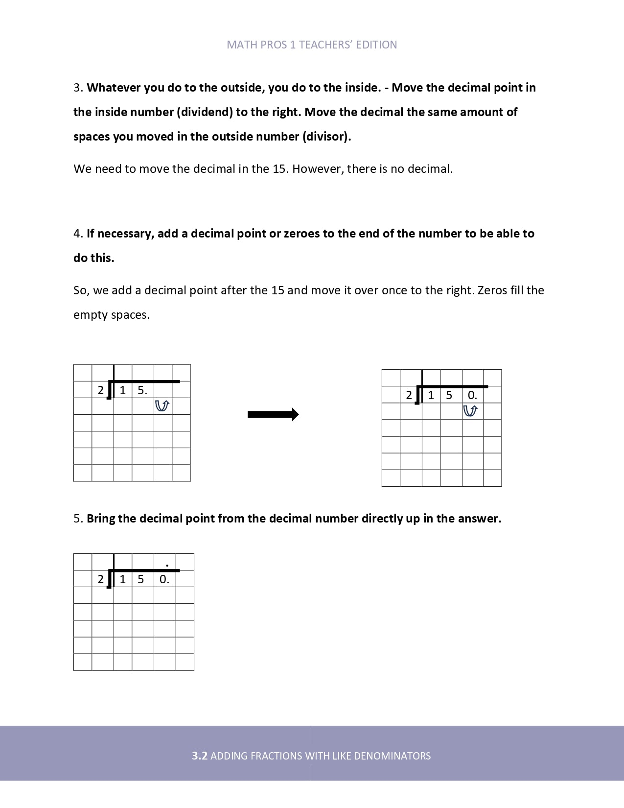 Math Pros 1 Teacher's Edition