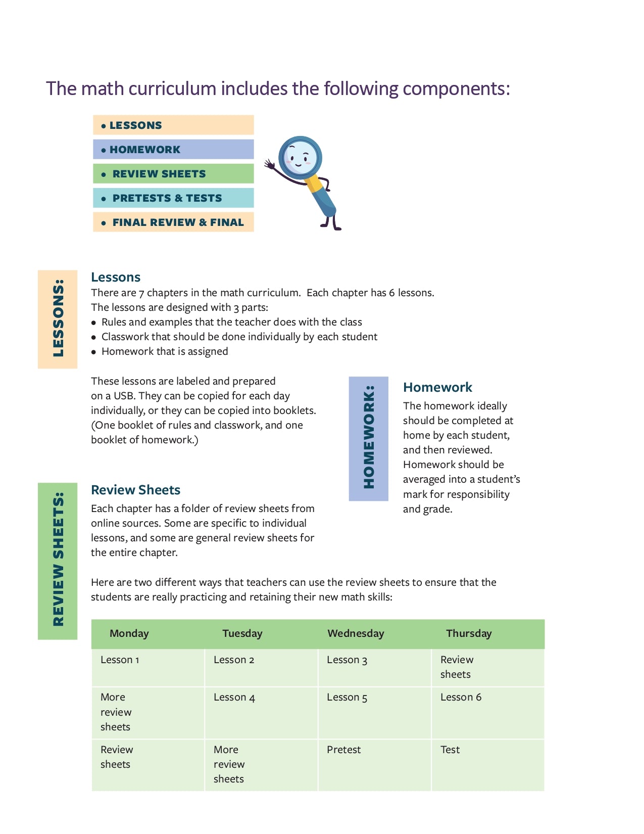Math Pros 1 Teacher's Edition